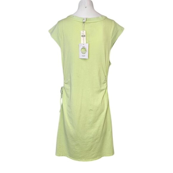 Daily Practice by Anthropologie Montauk V-Neck Wrap Dress Green Size Large - Picture 3 of 10
